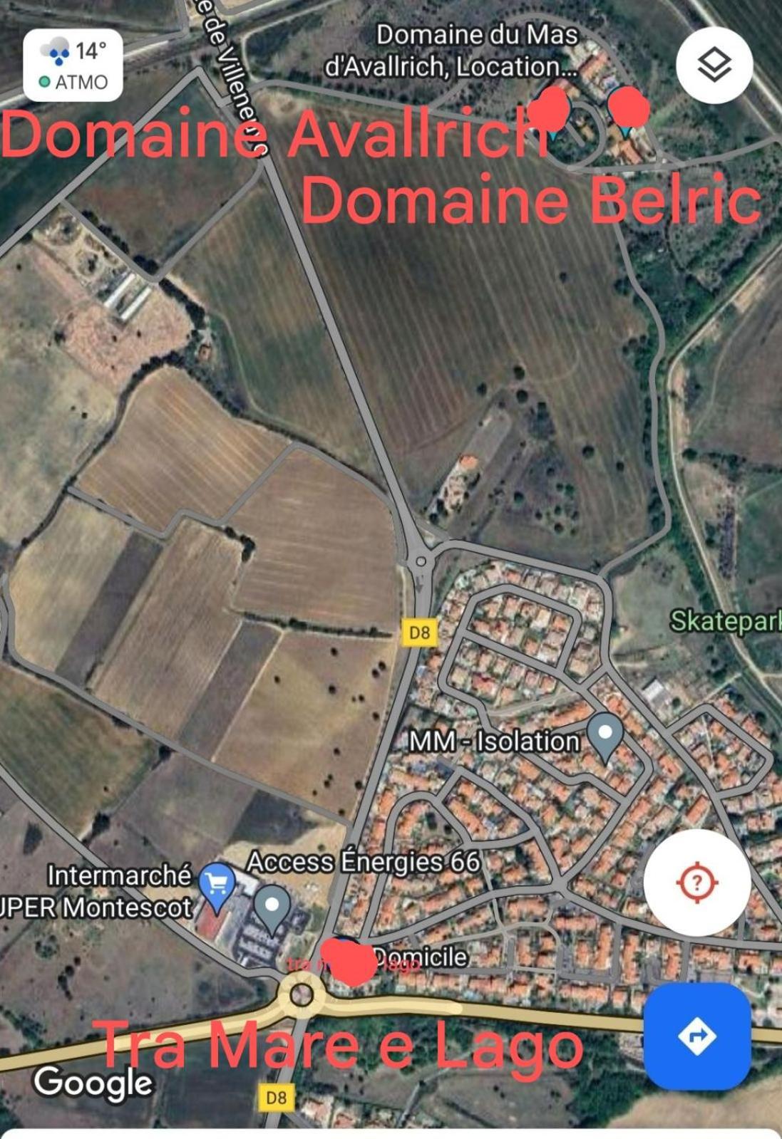 Tra Mare E Lago Montescot Bagian luar foto